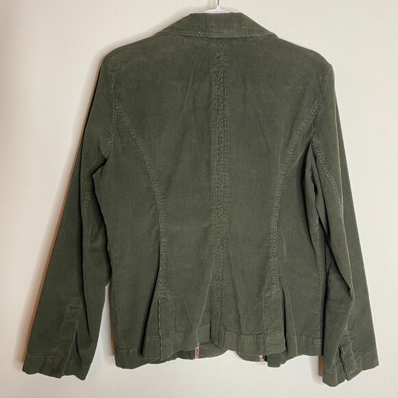 Caribbean Joe Green Corderoy Blazer Size 14 - Picture 2 of 12